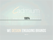 Tablet Screenshot of cadmiumdesigns.com